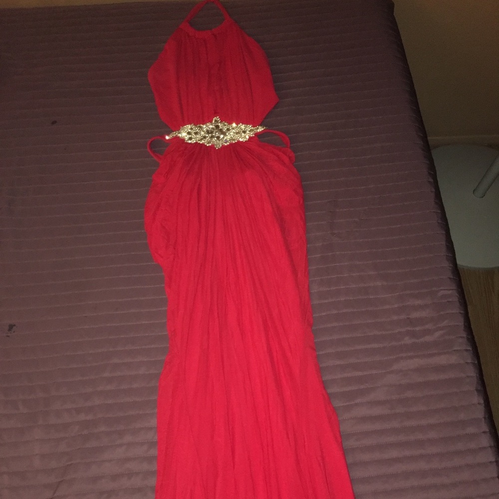 Long Red Dress